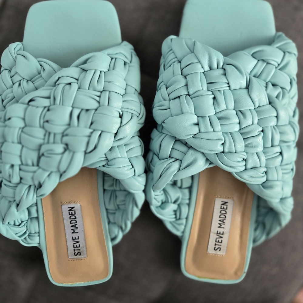 Steve Madden Woven Slide Sandals